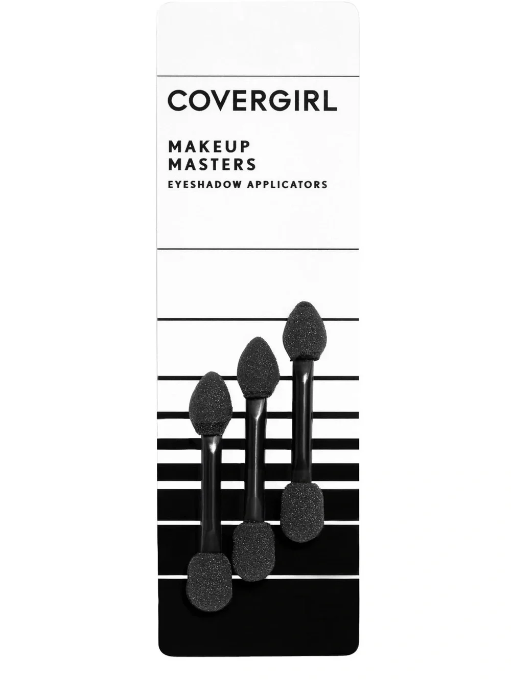 COVERGIRL Black Dual-Ended Eyeshadow Applicators - 3 Pack